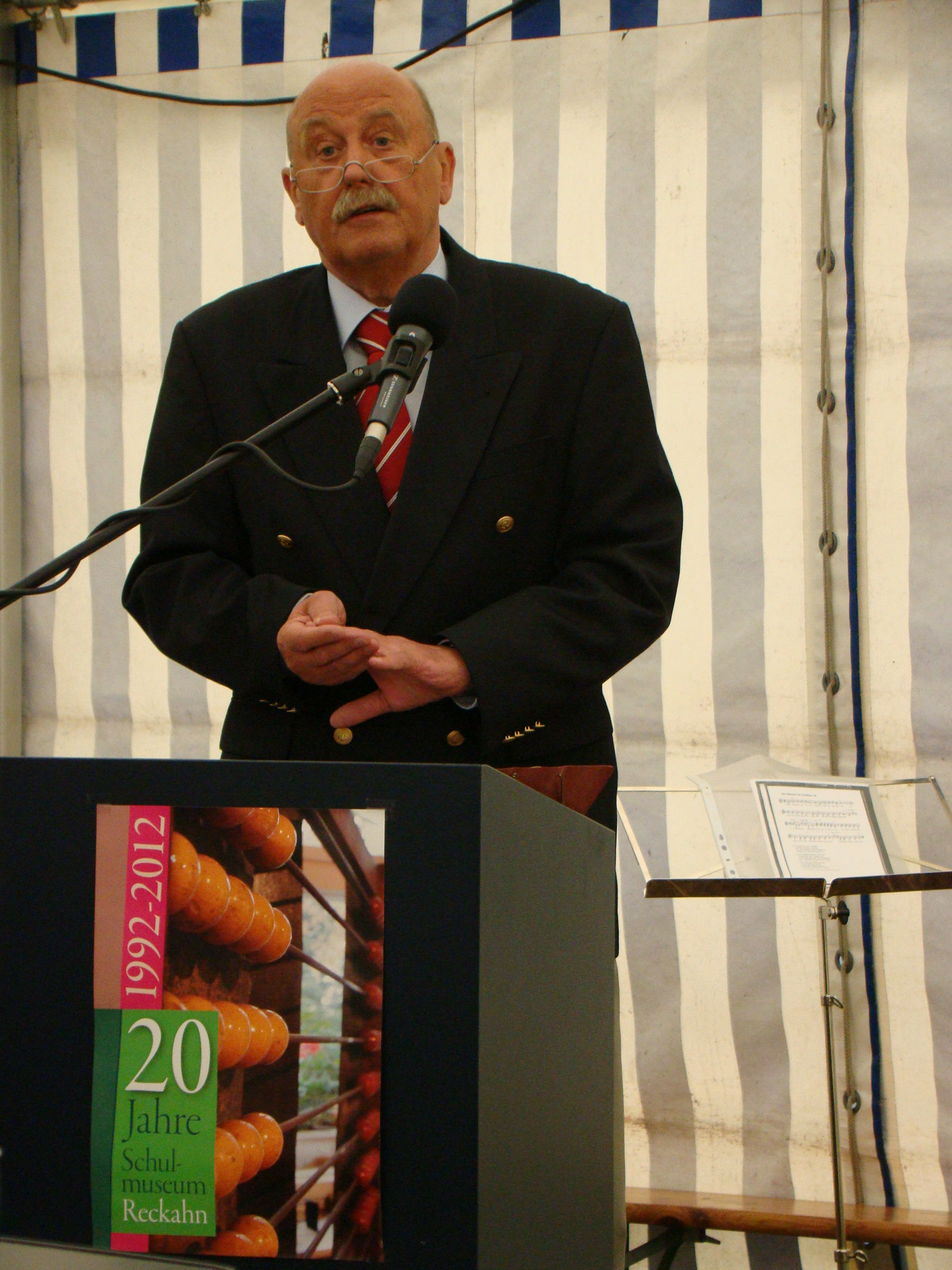 Festredner Prof. Dr. Dr. Uwe Krebs, Foto: Alfons Homann, Schulmuseum Reckahn